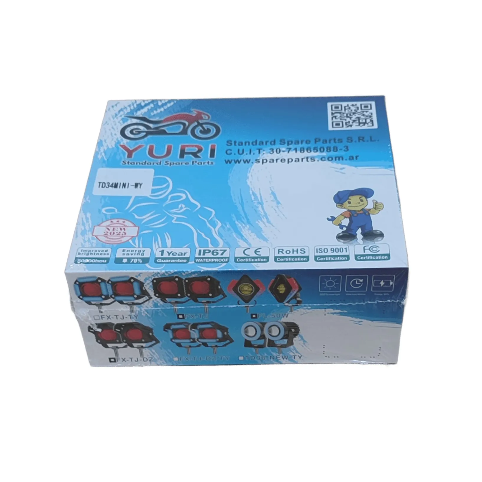 Faros Auxiliares AC/DC 8-60V. 40W/5.500LM C/Tecla PAR - Image 2