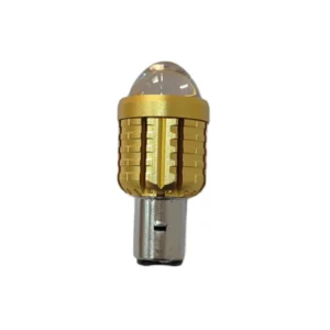 L?mpara LED para Moto YURI BA20 15W 1500 L?menes C/Lupa | Luz Blanca Fr?a AC/DC 8-80V