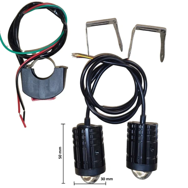Faro auxiliar TD35 mini 27w medidas