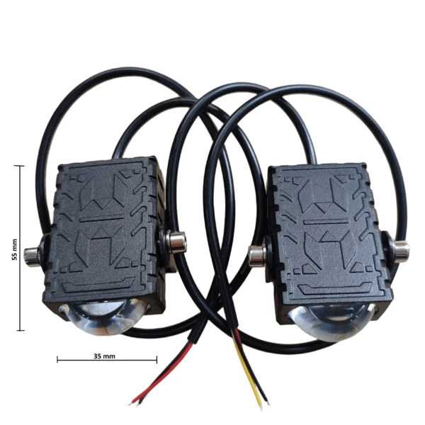 Faros Auxiliares AC/DC 8-60V. 40W/5.500LM C/Tecla