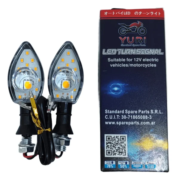 Caja original repuestos YURI luces de giro LED ZXD-96