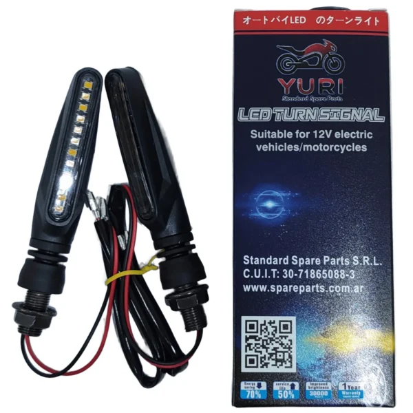 Caja original repuestos YURI luces de giro LED ZXD-04
